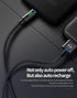 Mcdodo USB To Lightning Auto Disconnect LED Light Charging Cable Data Cord For iPhone, iPad, AirPods