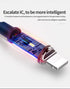 Mcdodo USB To Lightning Auto Disconnect LED Light Charging Cable Data Cord For iPhone, iPad, AirPods