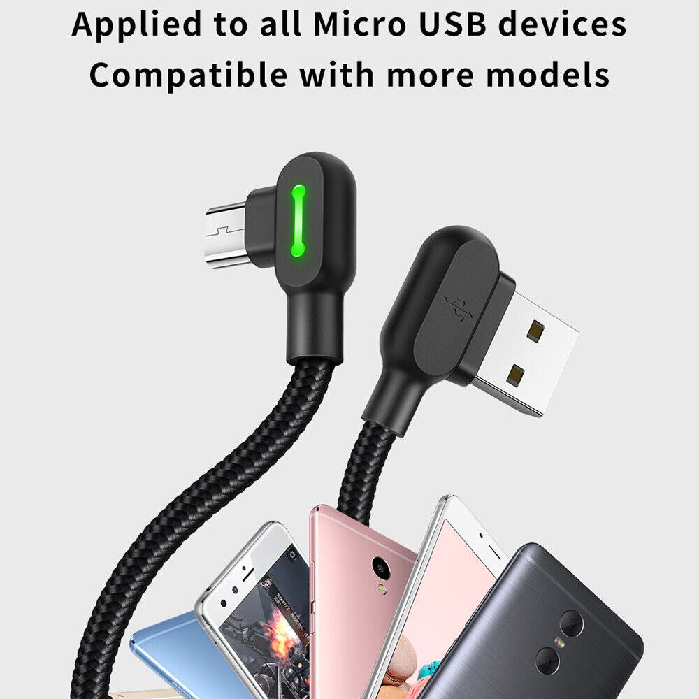 Mcdodo Micro USB To USB 2.0 Cable Nylon Braided, High Speed Android Charger Cable For Samsung Galaxy S7 S6, Note, LG, Nexus, Nokia, Kindle, PS4 Controller, Xbox One Controller (1.2m)