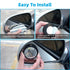 Everlab Blind Spot Mirrors Round HD Glass Convex 360° Side Rear View Mirror for Car