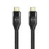 Mcdodo Gold Plated 100W USB Type C To Type C Cable, New Nylon Charger Cable, For iPhone 15/15 Pro/15 Plus/15 Pro Max, iPad Mini 6/ Pro 2021, MacBook Pro 2020, Samsung Galaxy S23, Nintendo Switch