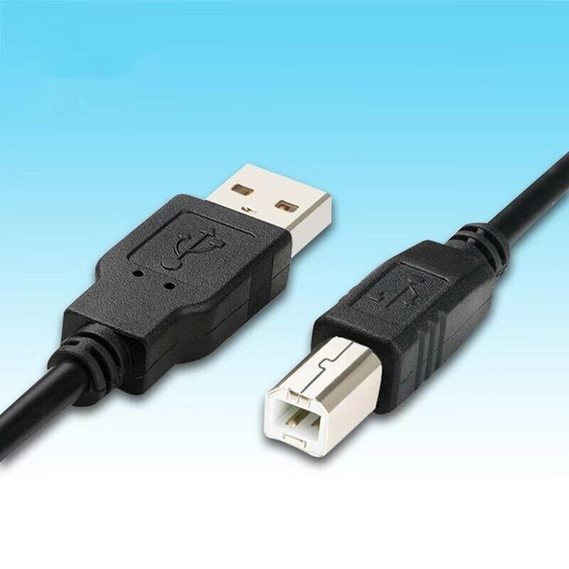 Universal USB Cable For Printer Brother Canon Dell Epson HP Male Type A to B