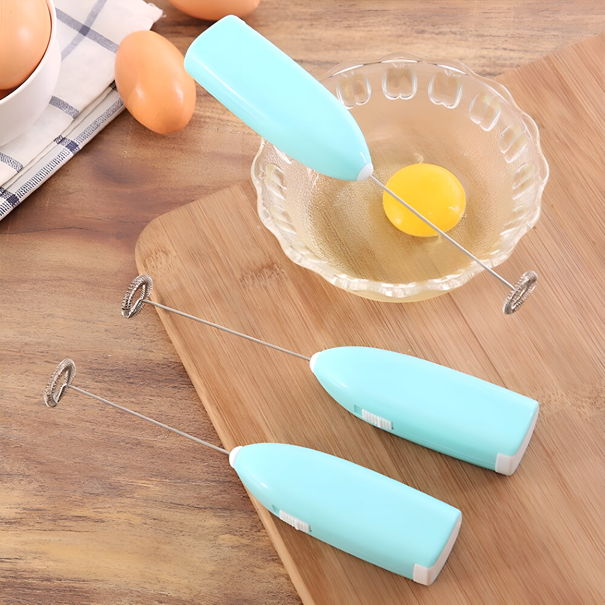 Everlab Electric Kitchen Mini Foamer Milk Frother Egg Beater Stirrer Whisk Mixer Tool