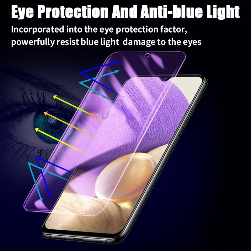 Nuglas Anti Blue Light Tempered Glass Screen Protector For iPhone 14 13 12 11 XS