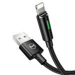 Mcdodo USB To Lightning Auto Disconnect LED Light Charging Cable Data Cord For iPhone, iPad, AirPods