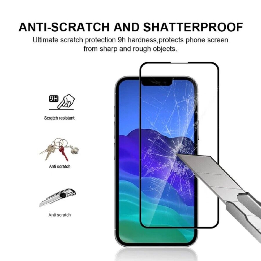 Everlab Clear Tempered Glass Transparent Screen Protector For iPhone 14 13 12 11 XS Pro Max Plus
