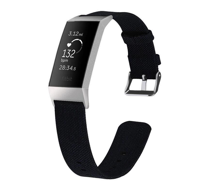 Everlab Fitbit Charge 3 4 Fabric Nylon Replacement Strap