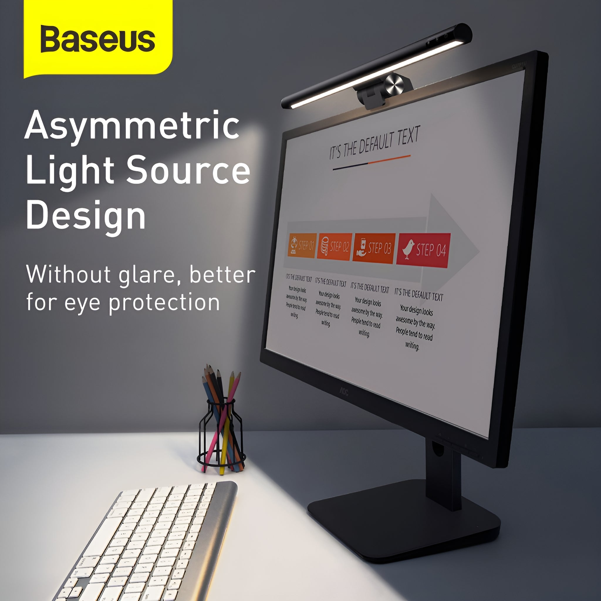 Baseus I-Wok Series Screen Hanging Light Bar Fighting Pro Series USB Connection Asymmetric Light Source