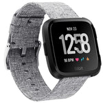 Everlab Fabric Replacement Strap Nylon Band For Fitbit Versa 1