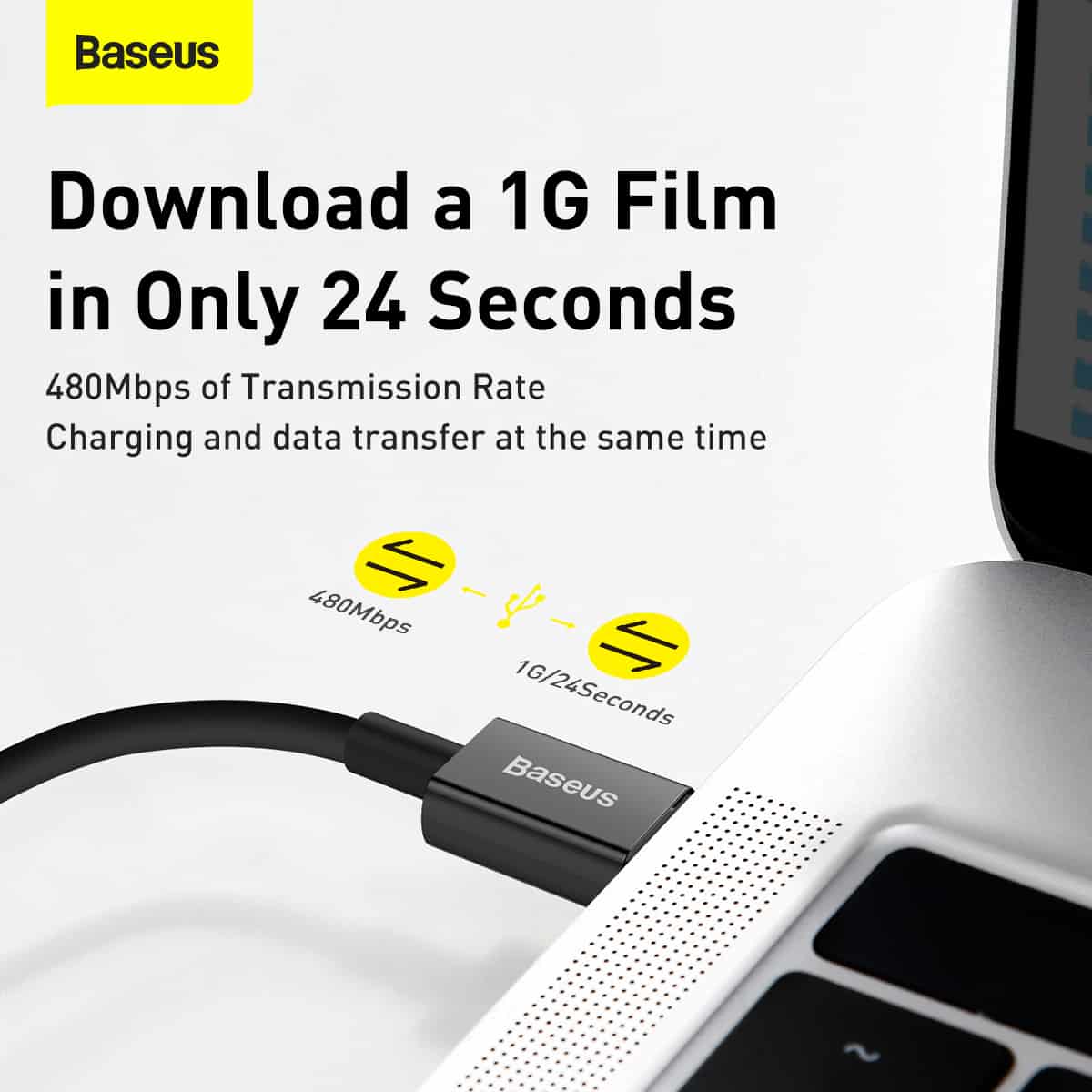 Baseus 20W PD USB Type-C To Lightning Charging Cable Superior Series For iPhone iPad