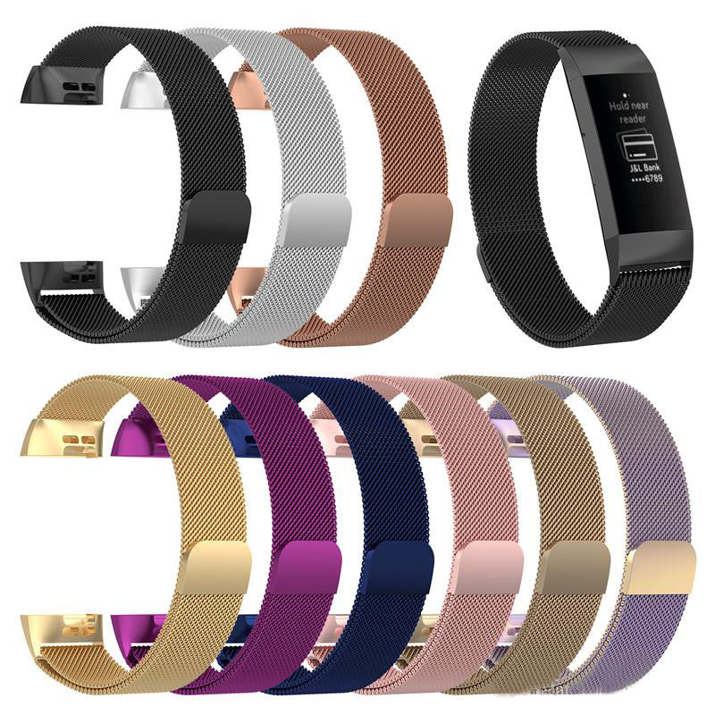 Everlab Magnetic Milanese Replacement Strap Metal Band For Fitbit Charge 5