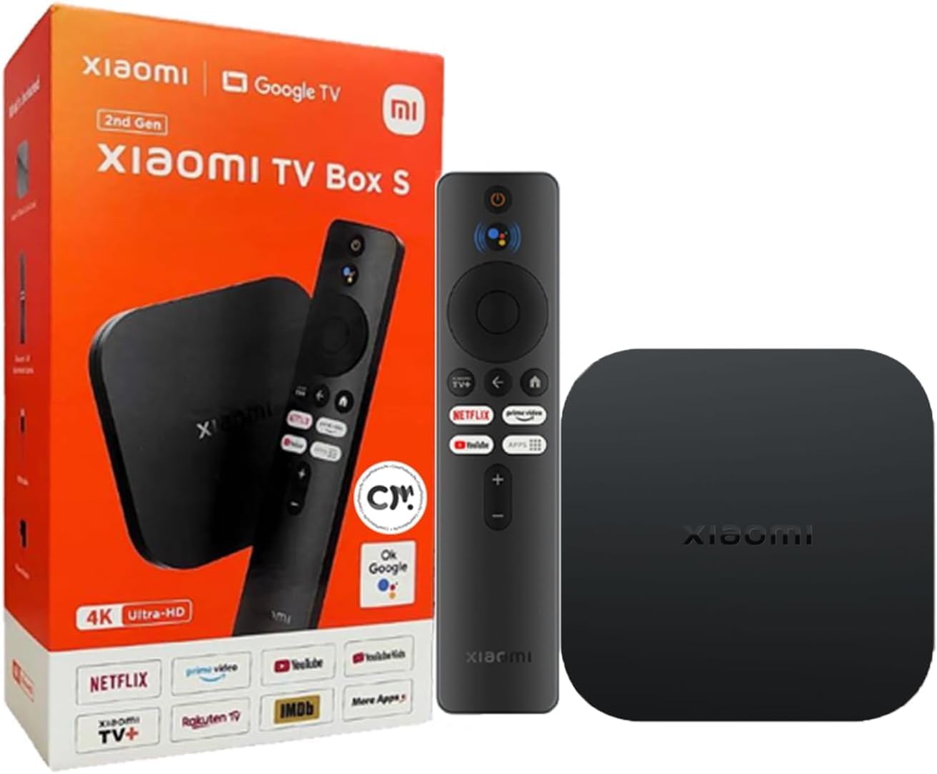 Xiaomi TV Box S 2nd Gen 4K Google WIFI Android Streaming Media Player