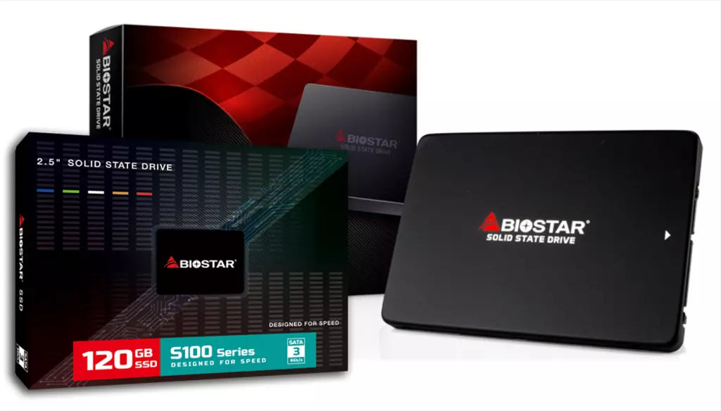 Biostar SSD 120GB 240GB S100 Solid State Drive 2.5" SATA 3 Ultraslim 7.0mm