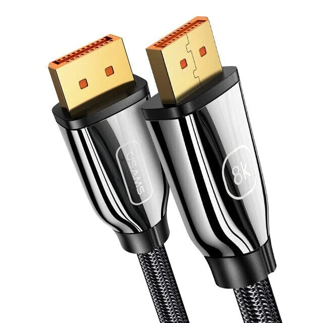 USAMS Premium DisplayPort DP To DP Cable V2.1 8K 4K Ultra Full HD 3D High Speed