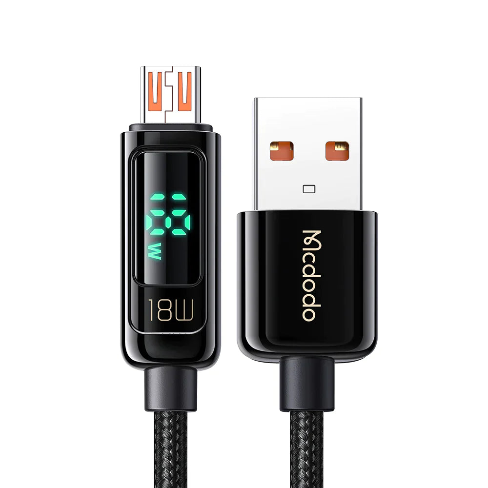 Mcdodo Digital USB To Micro USB Charging Cable