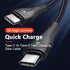 Mcdodo Type C To Type C Charging Cable QC3.0 PD Charger Cord LED Fast Charge Manta Series