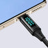 Mcdodo 100W USB C To USB Type C Charger Charging Cable Data Cord PD 100W Digital Display Dual Core Protection For iPhone 15/15 Plus/15 Pro Max, Samsung S24/S24+/S24 Ultra/S23+/S23 Ultra, MacBook, iPad Pro Air, Pixel, Switch, etc