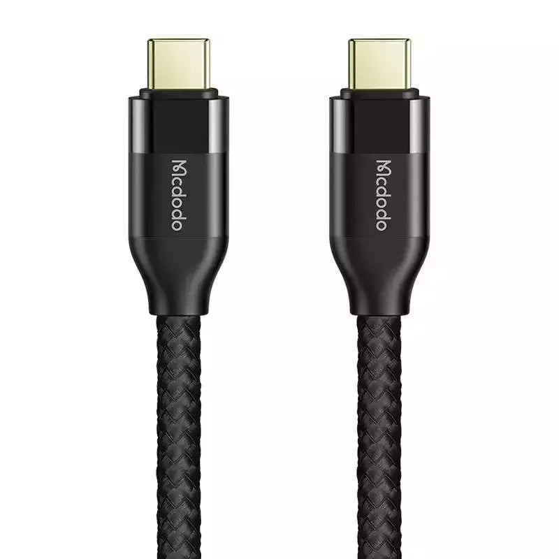 Mcdodo USB C To USB C Cable, 3.1 Gen 2 1Gbps 100W 4K Type C Video High Speed Data Transfer Fast Charging Cord Compatible With iPhone 15/15 Plus/15 Pro/15 Pro Max, Samsung Galaxy T5 LaCie SSD, MacBook, Display Monitor, etc