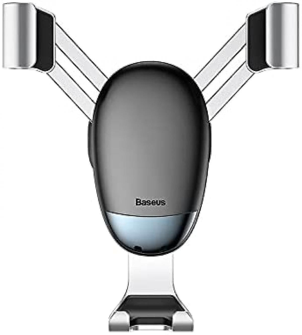Baseus Mini Gravity Car Phone Holder Air Vent Clip Mount For iPhone Samsung Huawei (Black)