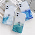 Everlab Marble Shockproof Clear Case Glitter Bling Cover for iPhone