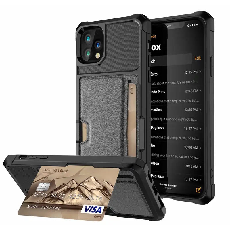 Wallet iPhone Case Card Slot Cover