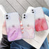 Everlab Marble Shockproof Clear Case Glitter Bling Cover for iPhone