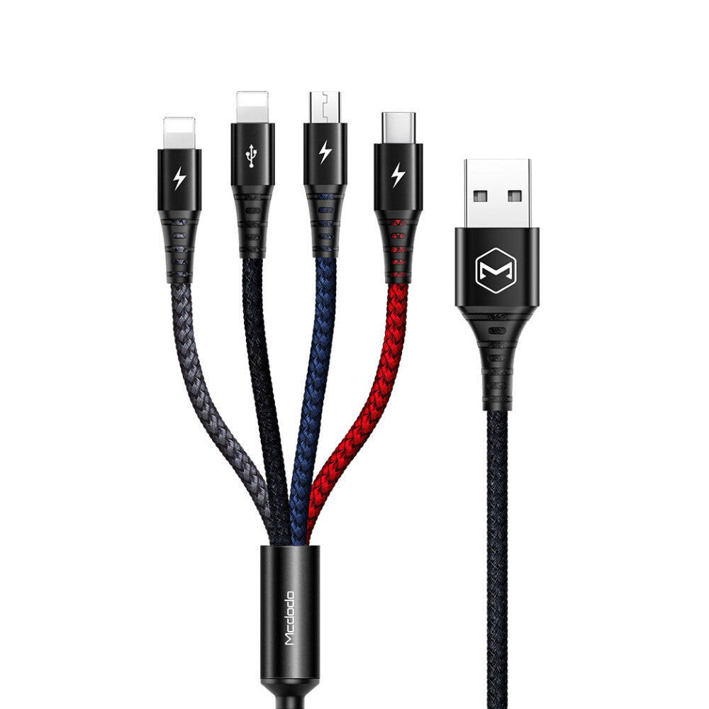 Mcdodo USB 4-in-1 Fast Charging Cable Data Cord