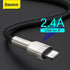 Baseus USB To Lightning Charging Cable Charger Data Cord Metal Cafule Series For iPhone iPad