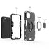 EVERLAB Heavy Duty Shockproof Metal Ring Case Hard Cover For iPhone 11 Pro XS Max 8 7 Plus