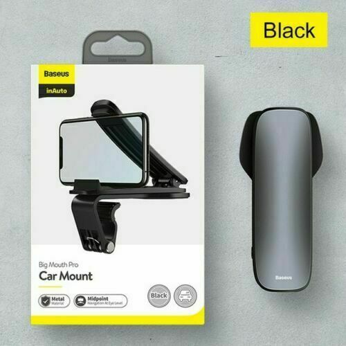 Baseus Car Phone Holder Big Mouth Pro Series Dashboard Mount For Navigation Maps Handsfree